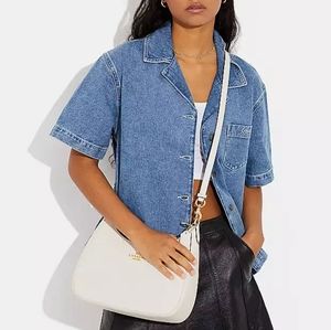 New! 🎁 Terri Hobo (Large) in Gold/Chalk (Only 1 Left!)